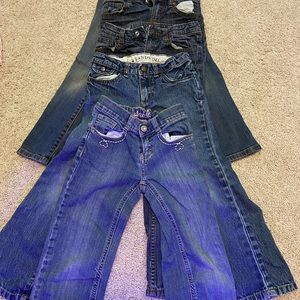 5 pairs girls 6/6x jeans